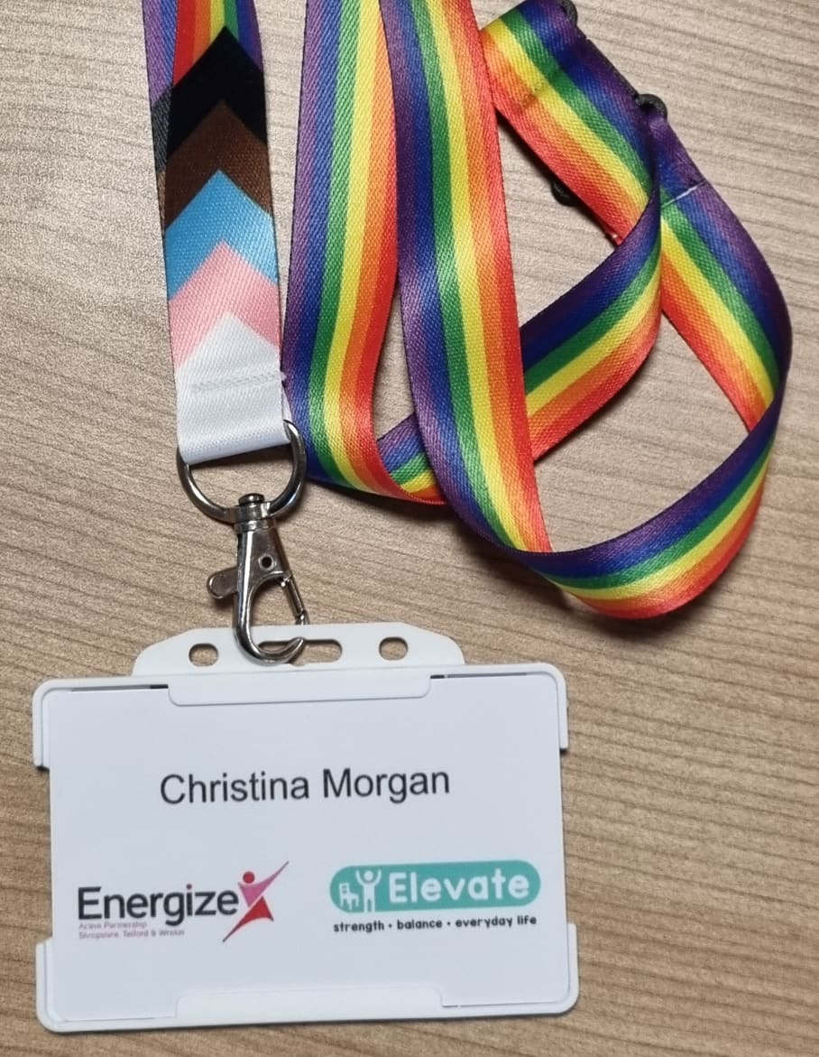 Photo of inclusive lanyards